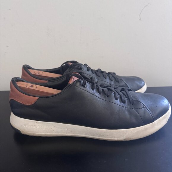 Cole Haan Black & Brown Leather Sneakers in EXCELLENT CONDITION, Size 11.5 - Picture 1 of 8